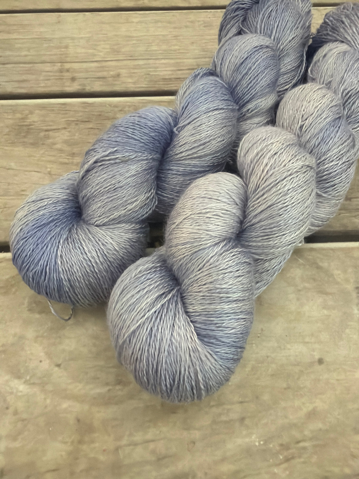 Moon Blue - 3 ply in Mulberry silk - Pekoe (hl)