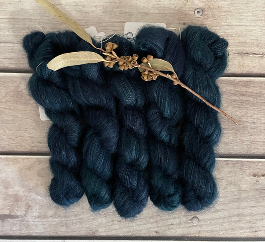 Midnight in Paradise on ShuiYun - 2 ply lace in Mohair and silk
