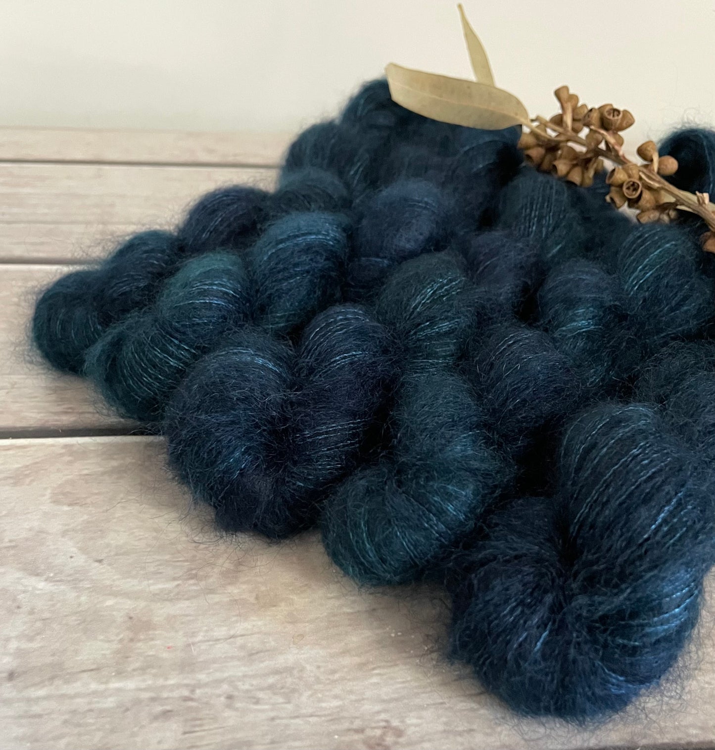 Midnight in Paradise on ShuiYun - 2 ply lace in Mohair and silk