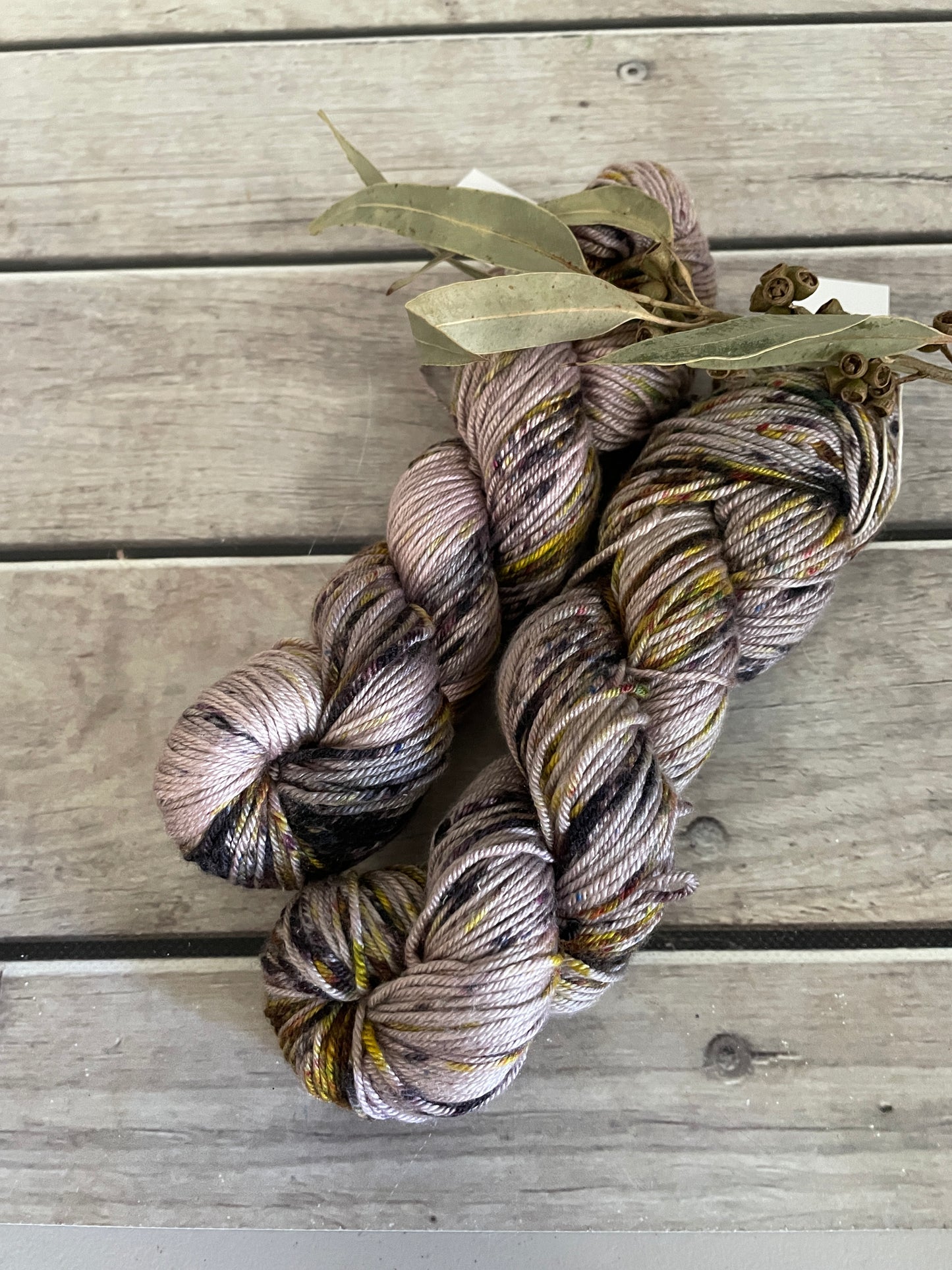 Granny's Cloak Moth #3 - merino/silk - Jasmine DK