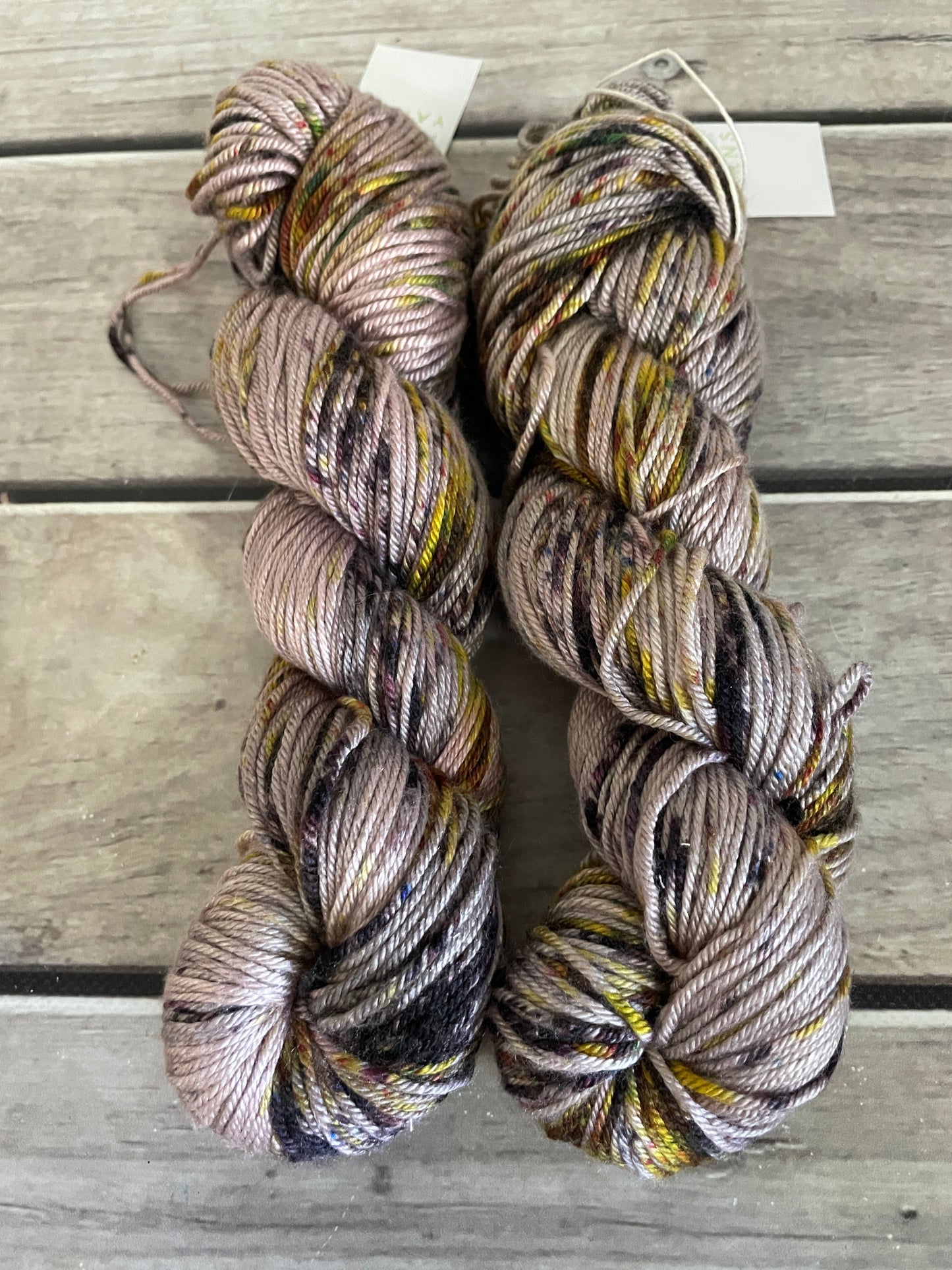 Granny's Cloak Moth #3 - merino/silk - Jasmine DK