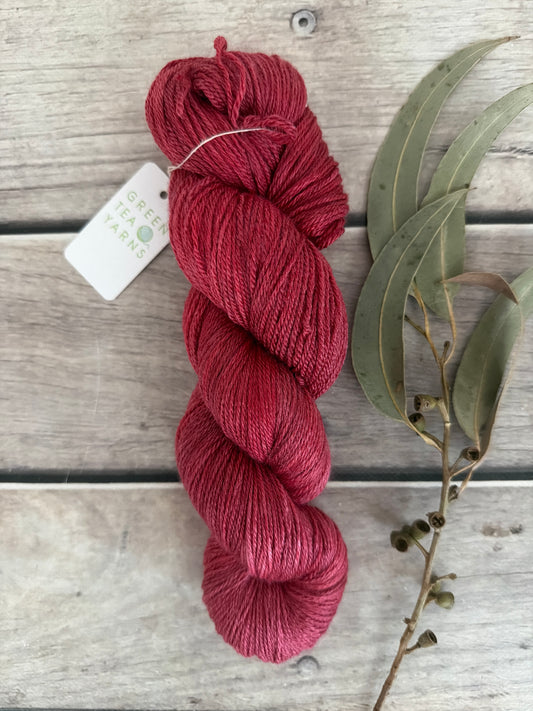 Ming Red - 4 Ply Silk & Merino - Jasmine 4
