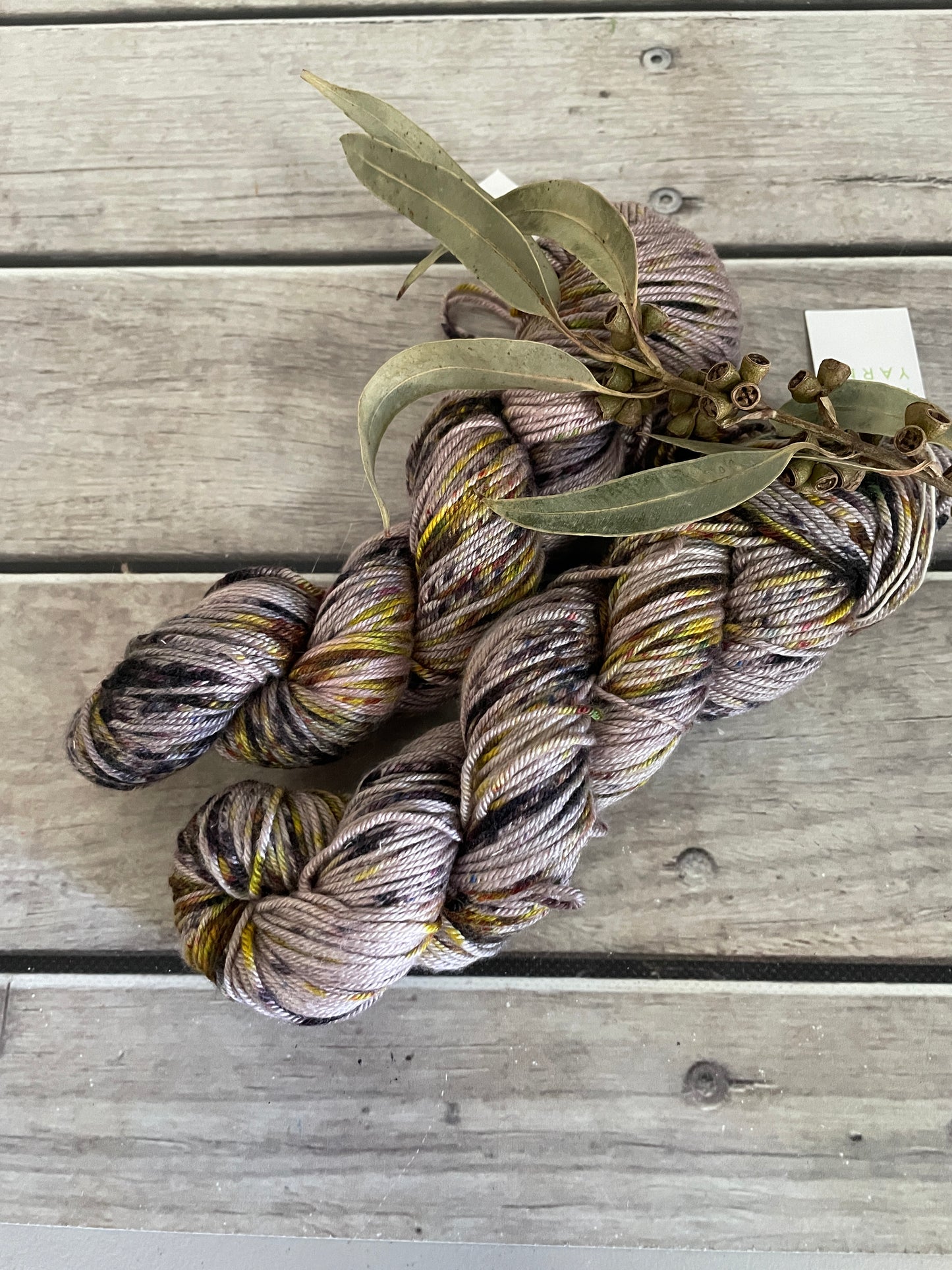 Granny's Cloak Moth #3 - merino/silk - Jasmine DK