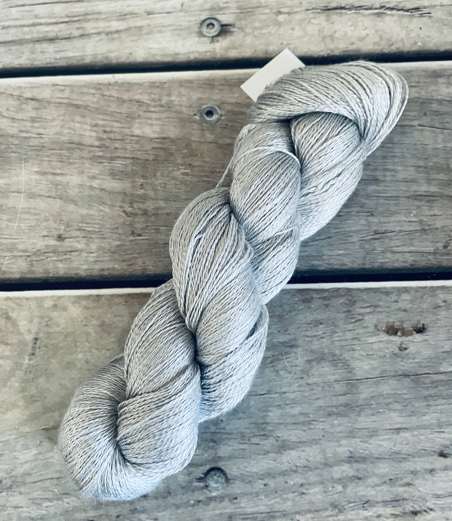 Silver Cloud - 3 ply in Mulberry silk - Pekoe (hl)