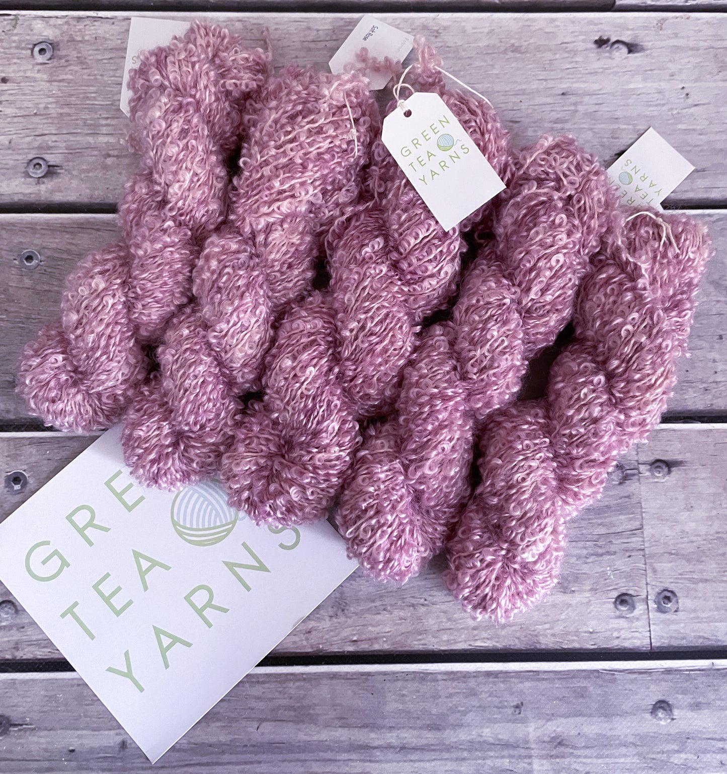 Soft Rose - 12 Ply mohair boucle - Raspberry