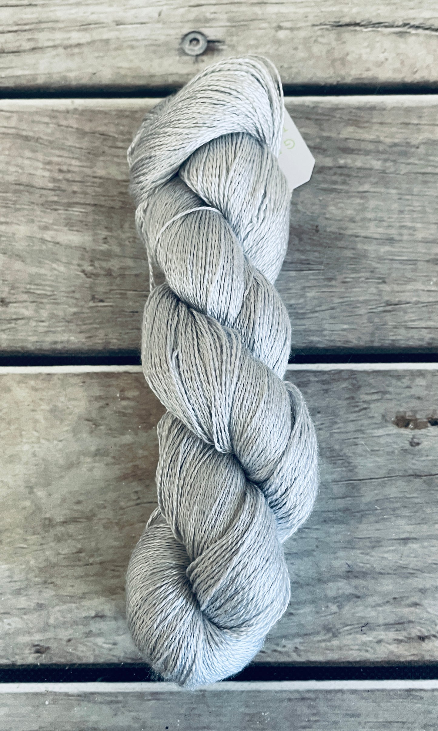 Silver Cloud - 3 ply in Mulberry silk - Pekoe (hl)
