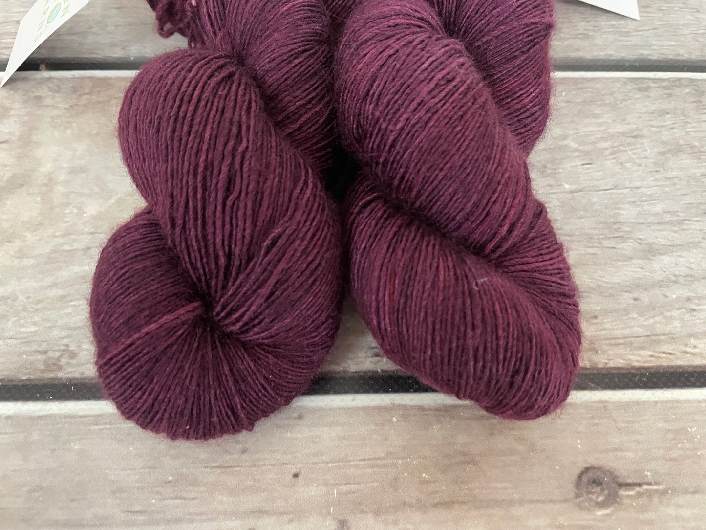 Black Cherry - Merino and silk 4 ply single -Osmanthus