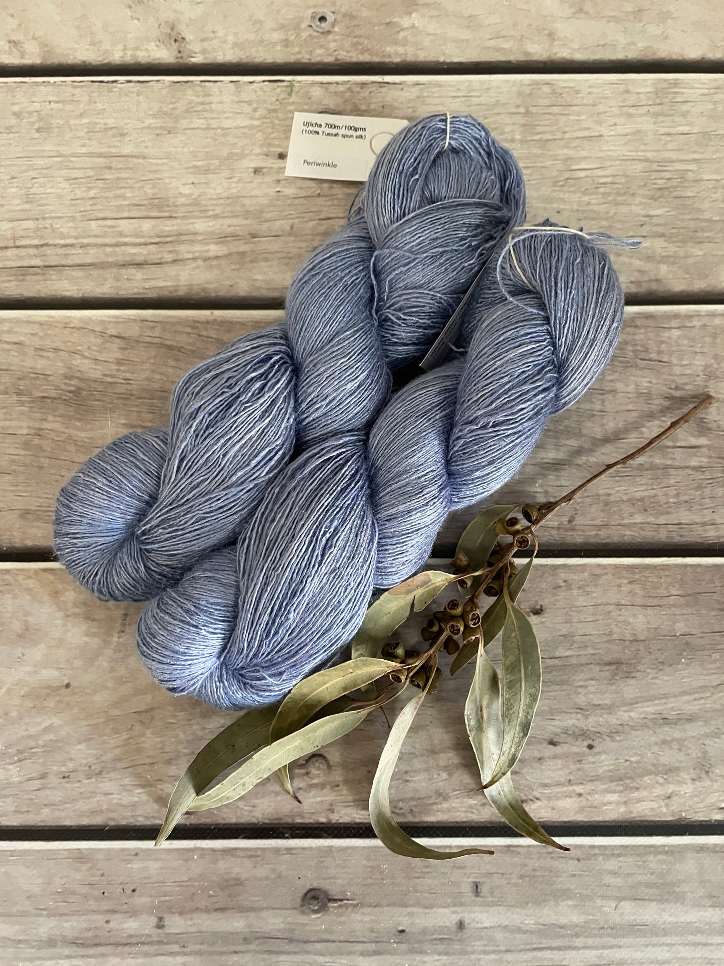 Periwinkle - lace weight Tussah silk - Ujicha