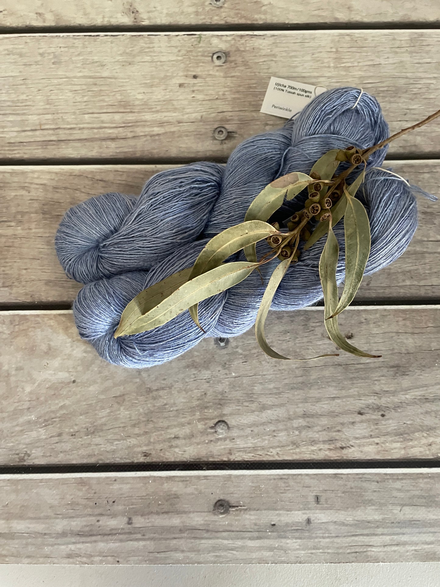 Periwinkle - lace weight Tussah silk - Ujicha