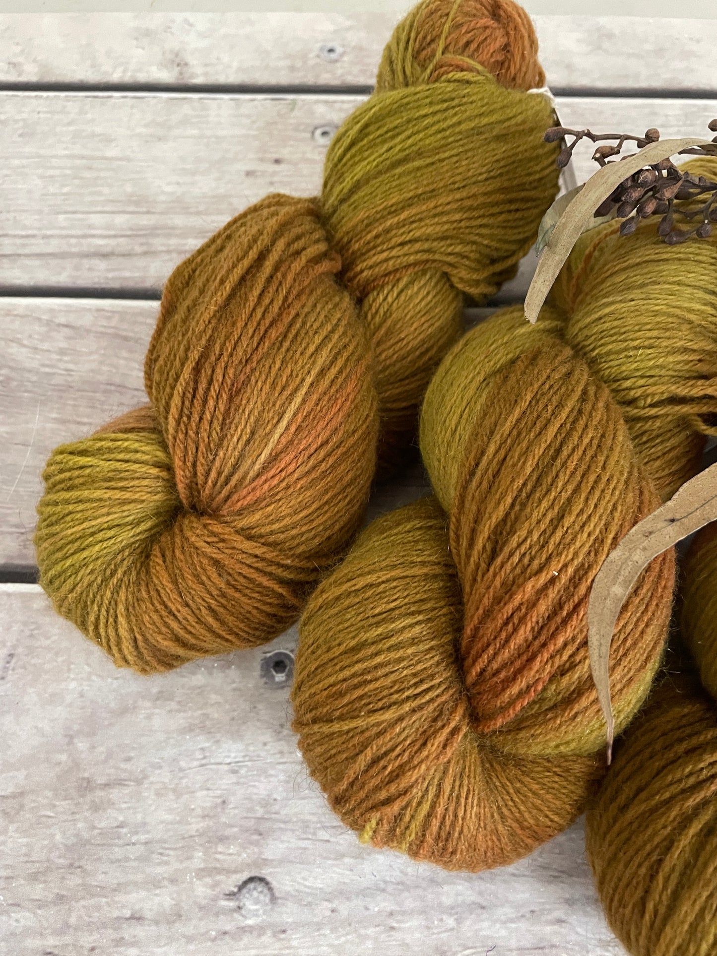 Burnt Leaf - merino/possom - 4 ply - Kawa Kawa