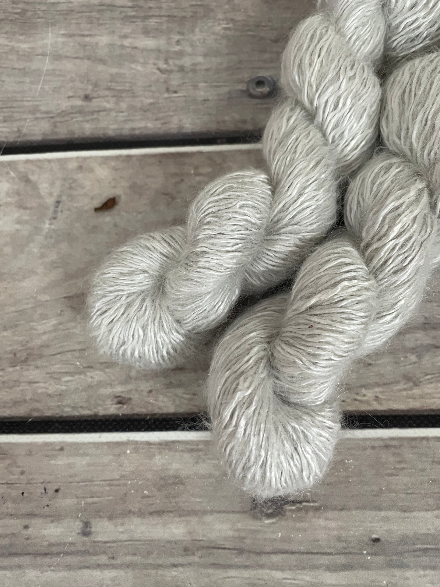 Silvercloud - 50g - 5 ply silk/mohair and nylon - Rooibos