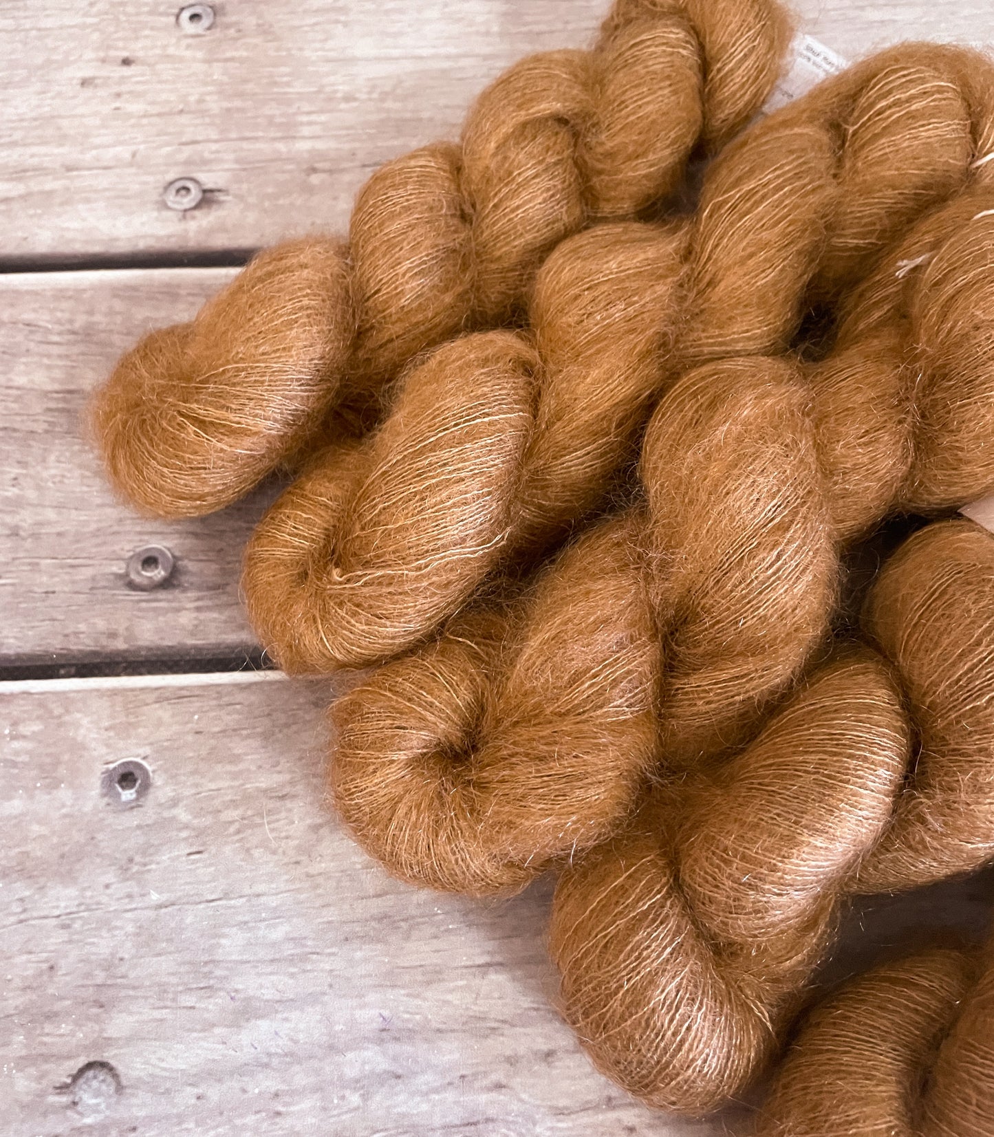 Bronze - 2 ply lace in Mohair and silk - Shui Yun