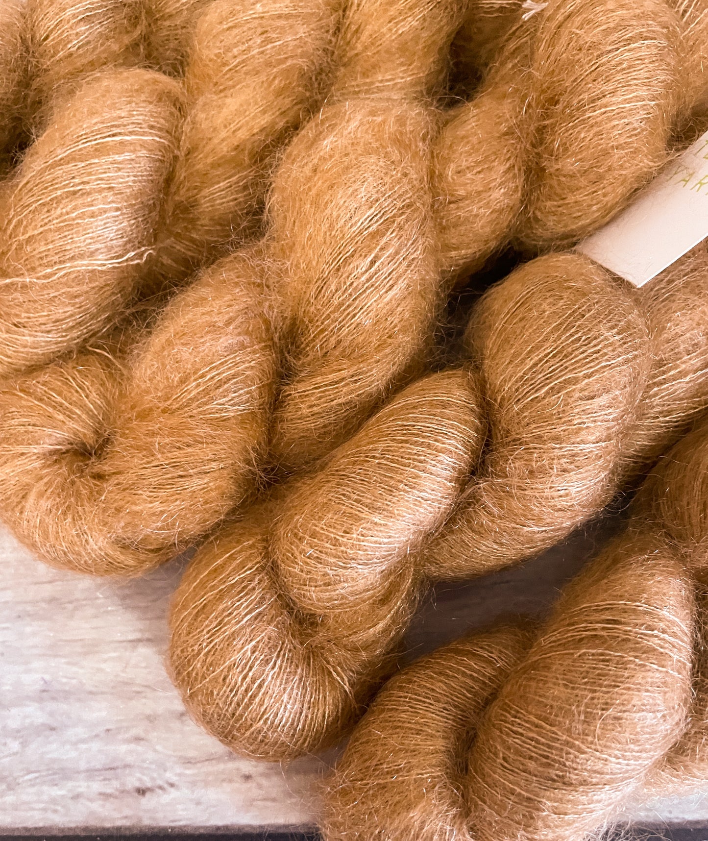 Bronze - 2 ply lace in Mohair and silk - Shui Yun