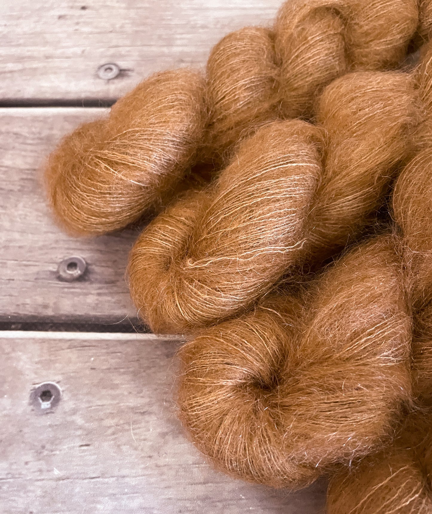 Bronze - 2 ply lace in Mohair and silk - Shui Yun
