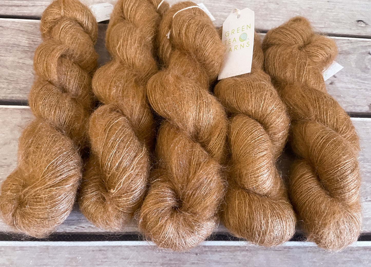 Bronze - 2 ply lace in Mohair and silk - Shui Yun