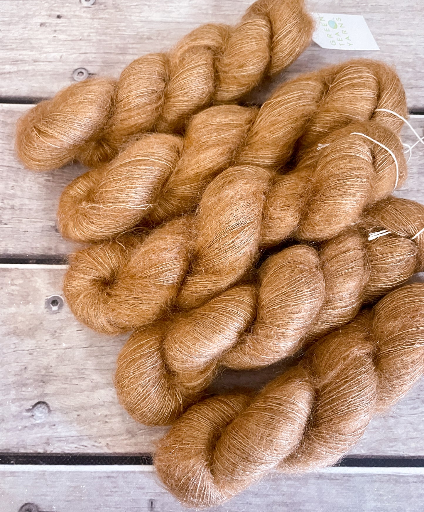Bronze - 2 ply lace in Mohair and silk - Shui Yun