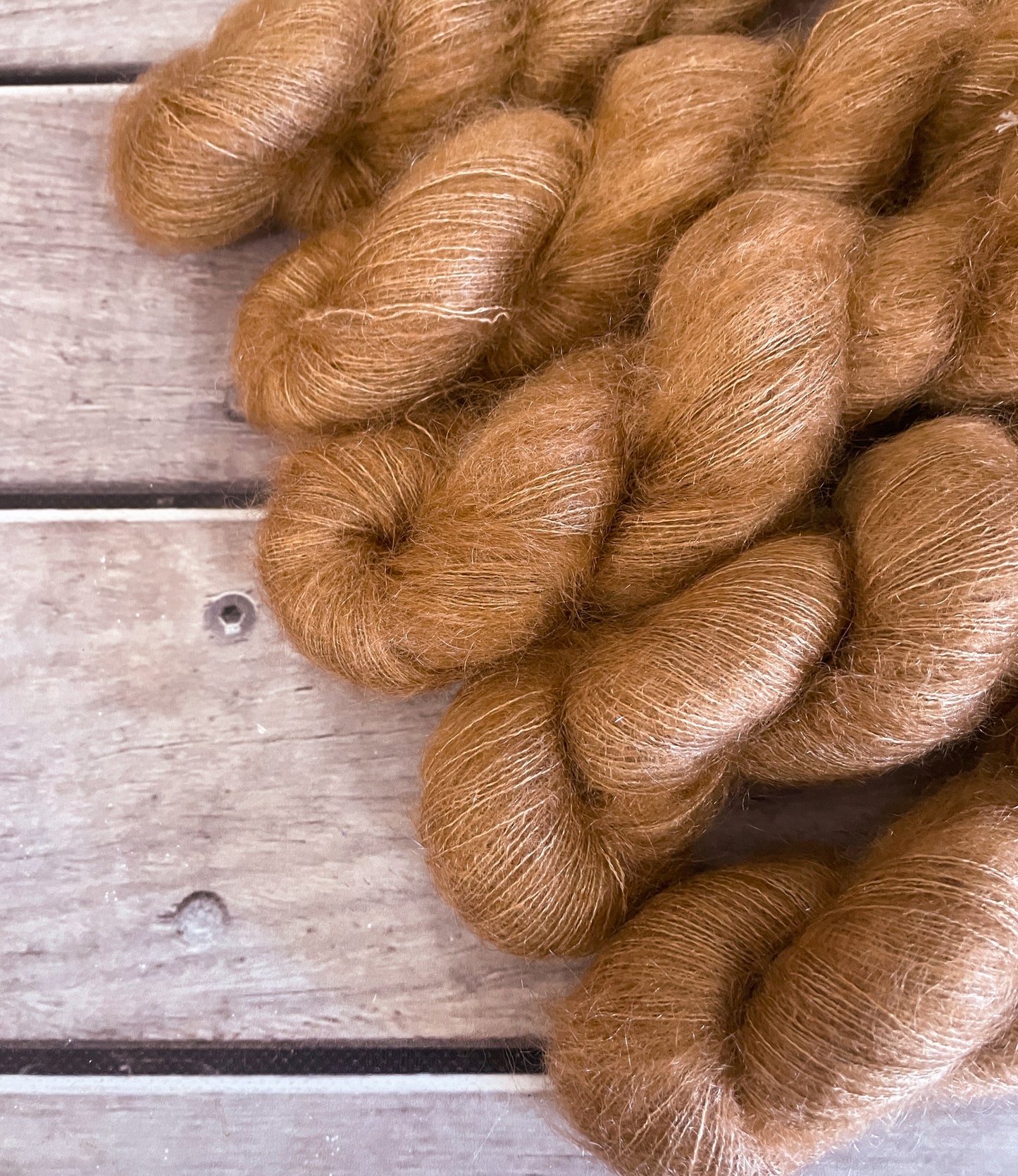 Bronze - 2 ply lace in Mohair and silk - Shui Yun