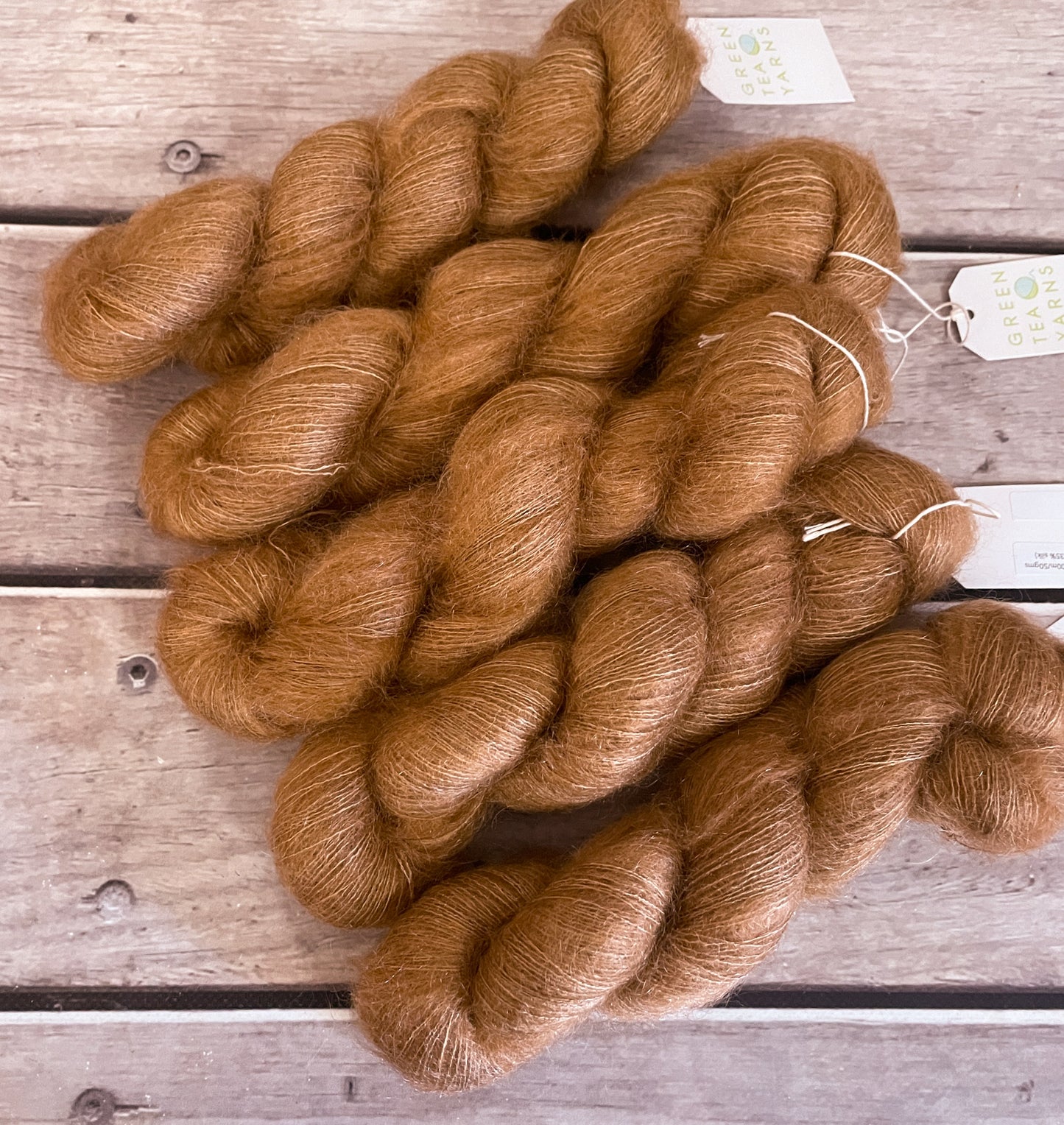 Bronze - 2 ply lace in Mohair and silk - Shui Yun