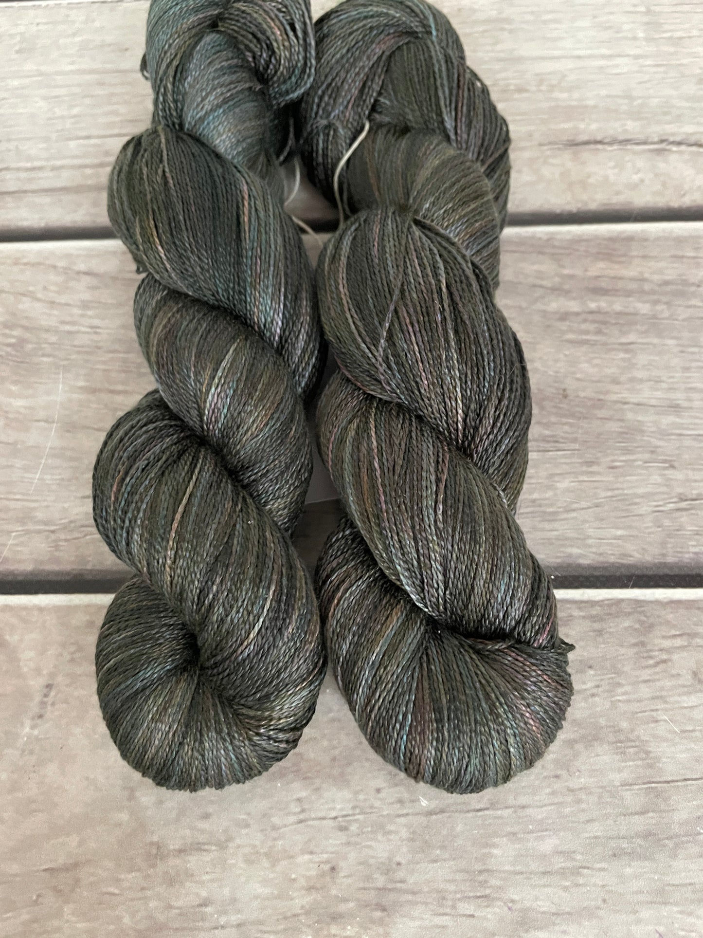 Twilight Grey - 3 Ply Mulberry Silk - Ginseng hl
