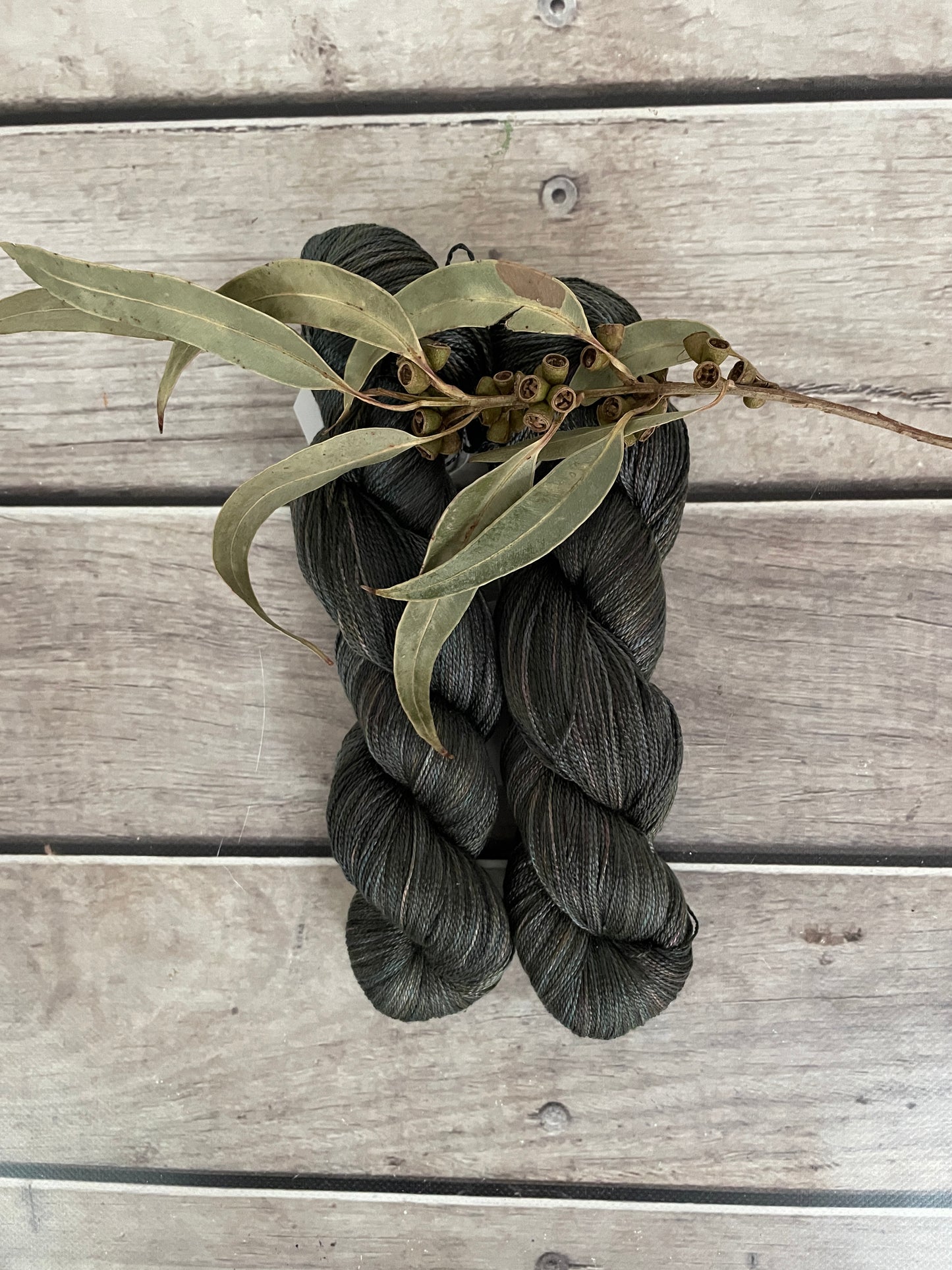 Twilight Grey - 3 Ply Mulberry Silk - Ginseng hl