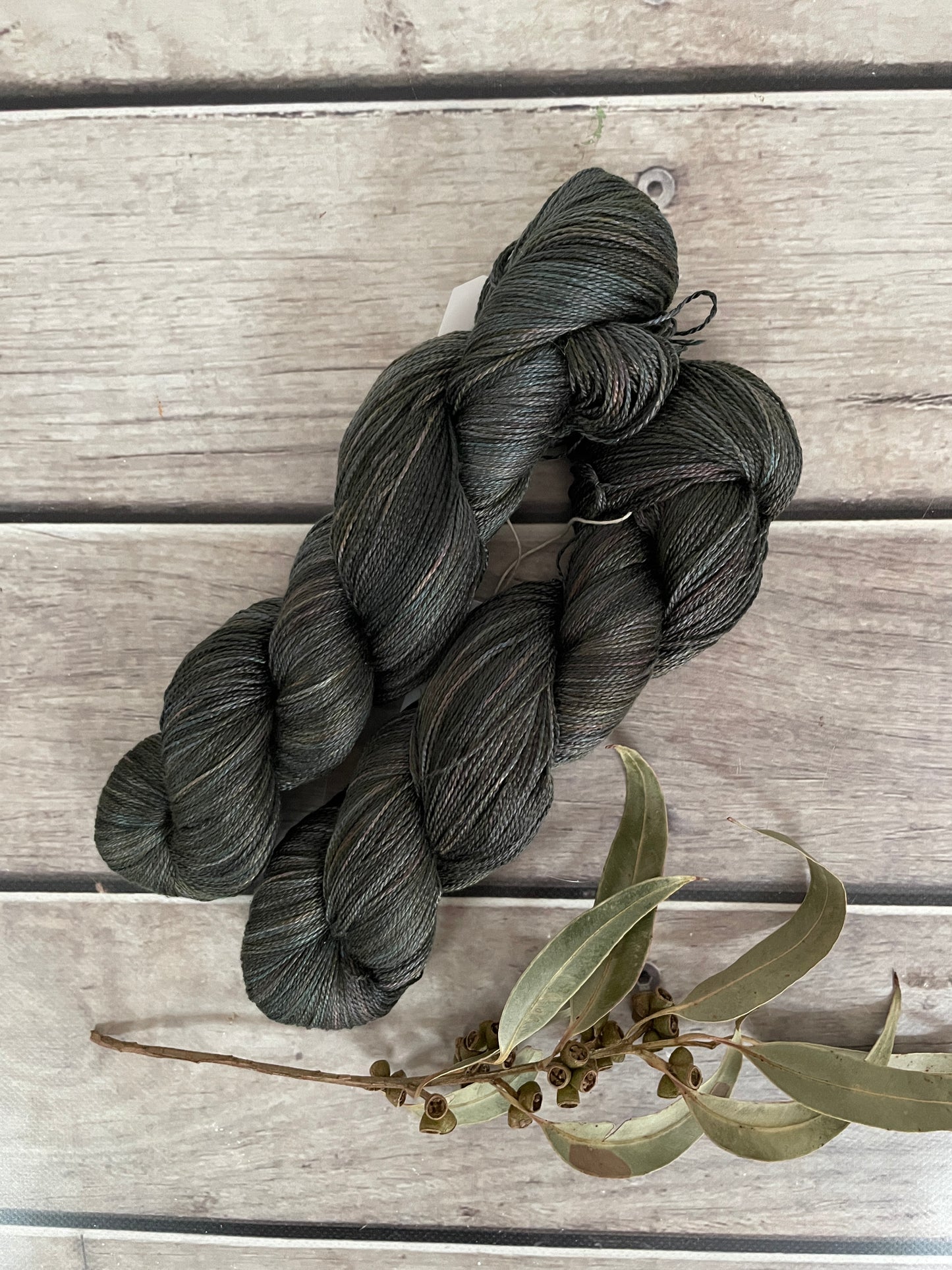 Twilight Grey - 3 Ply Mulberry Silk - Ginseng hl