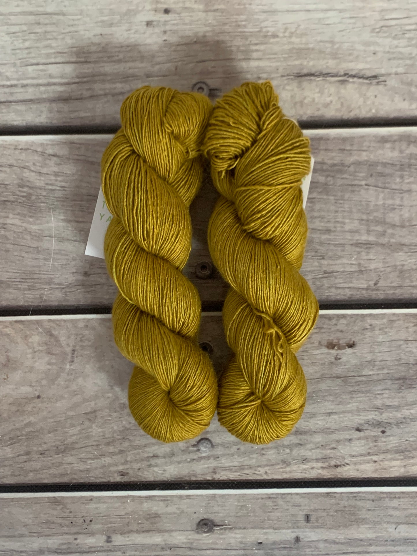 Golden Fern- 4 ply Merino /Silk single yarn - Osmanthus