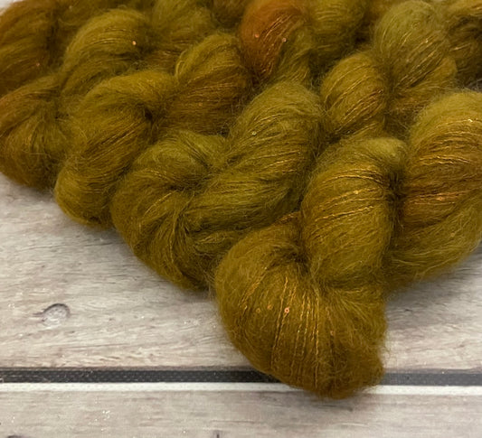 Ming Tile - mohair/silk/sequins - Gyrokuro 3ply