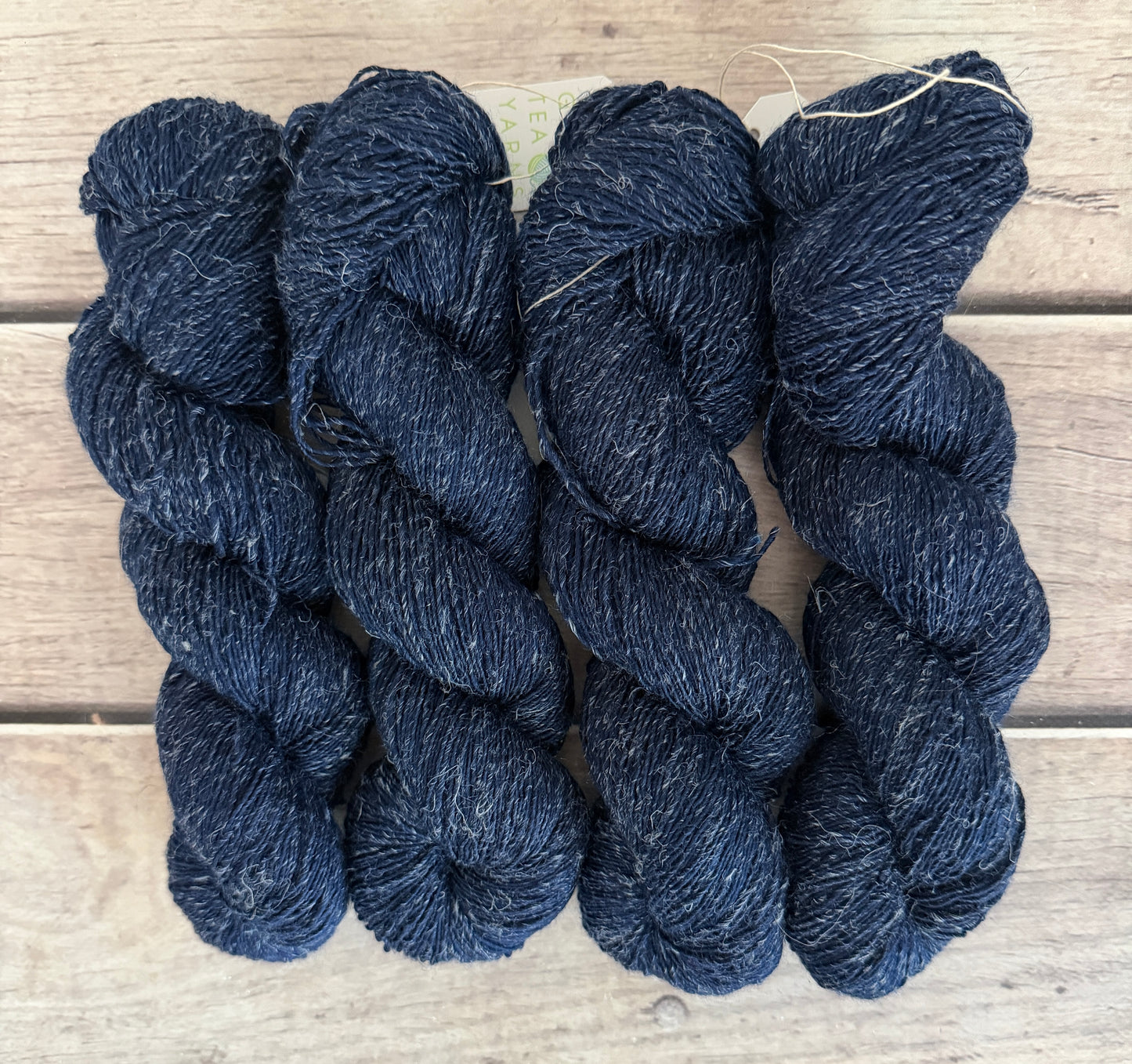 Midnight - merino/linen single - 5 ply - Sassafras