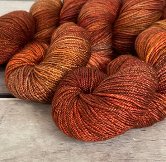 Red Dune - 5 ply silk and merino - Jasmine 5