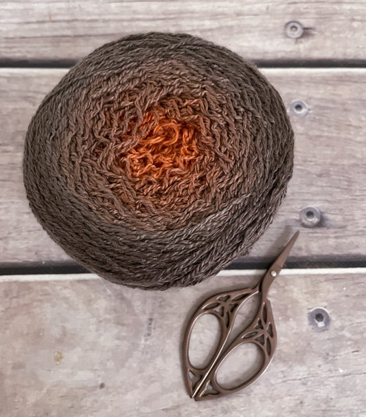 Bronze Leaf Embroidery Scissors