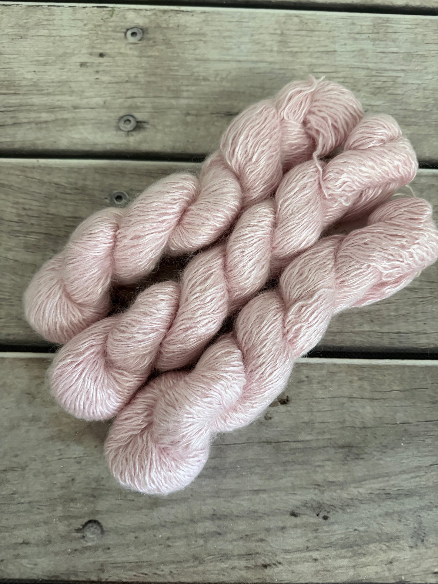 Pale Dragon - 50g - 5 ply silk/mohair and nylon - Rooibos