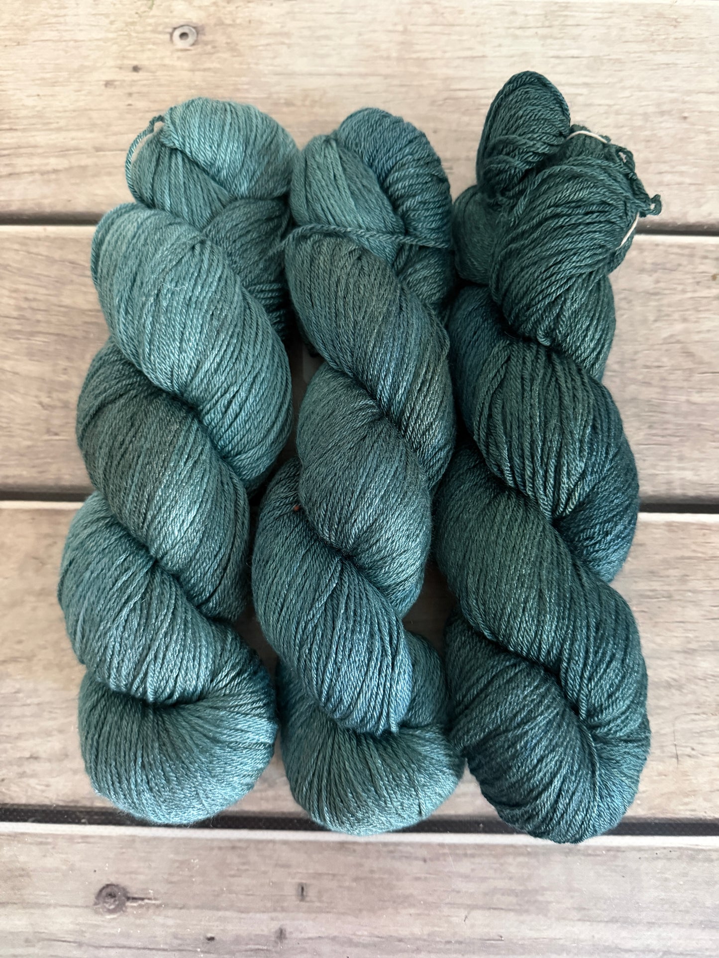 Phoenix Tail Fade - 4 ply silk/ merino - Jasmine 4