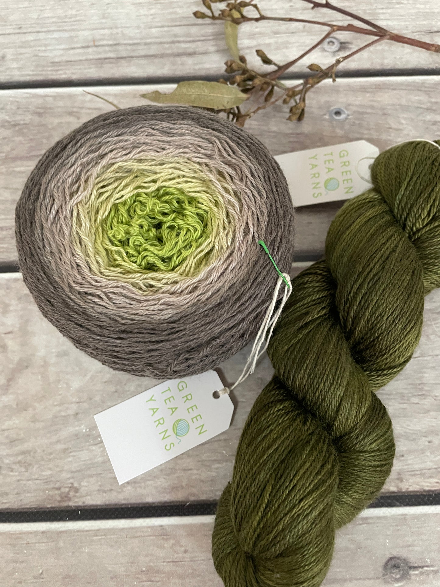 Spring Storm 150g Gradient on White Cloud Fingering 4-ply