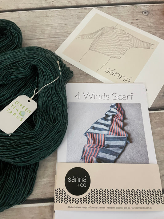 Knitting Pattern - 4 Winds Shawl - Sanna & Co