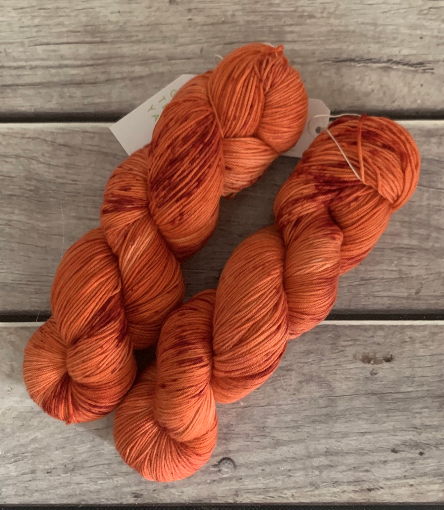 Paprika - sock yarn in merino and nylon - Darjeeling