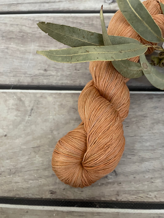 Sandalwood- lace Mulberry silk - Rainflower lace