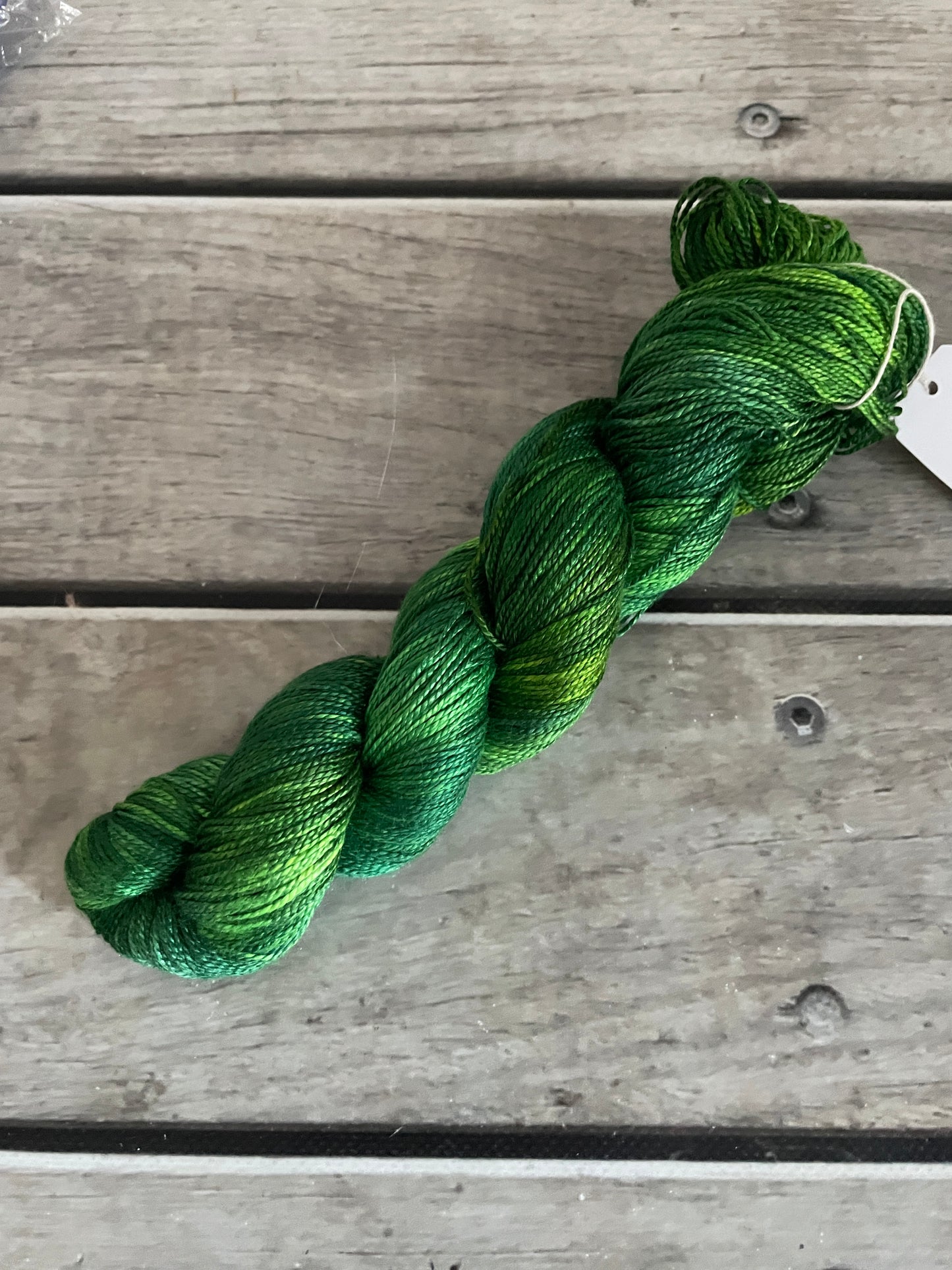 Pond Life - 4 ply in Mulberry silk - Ginseng f
