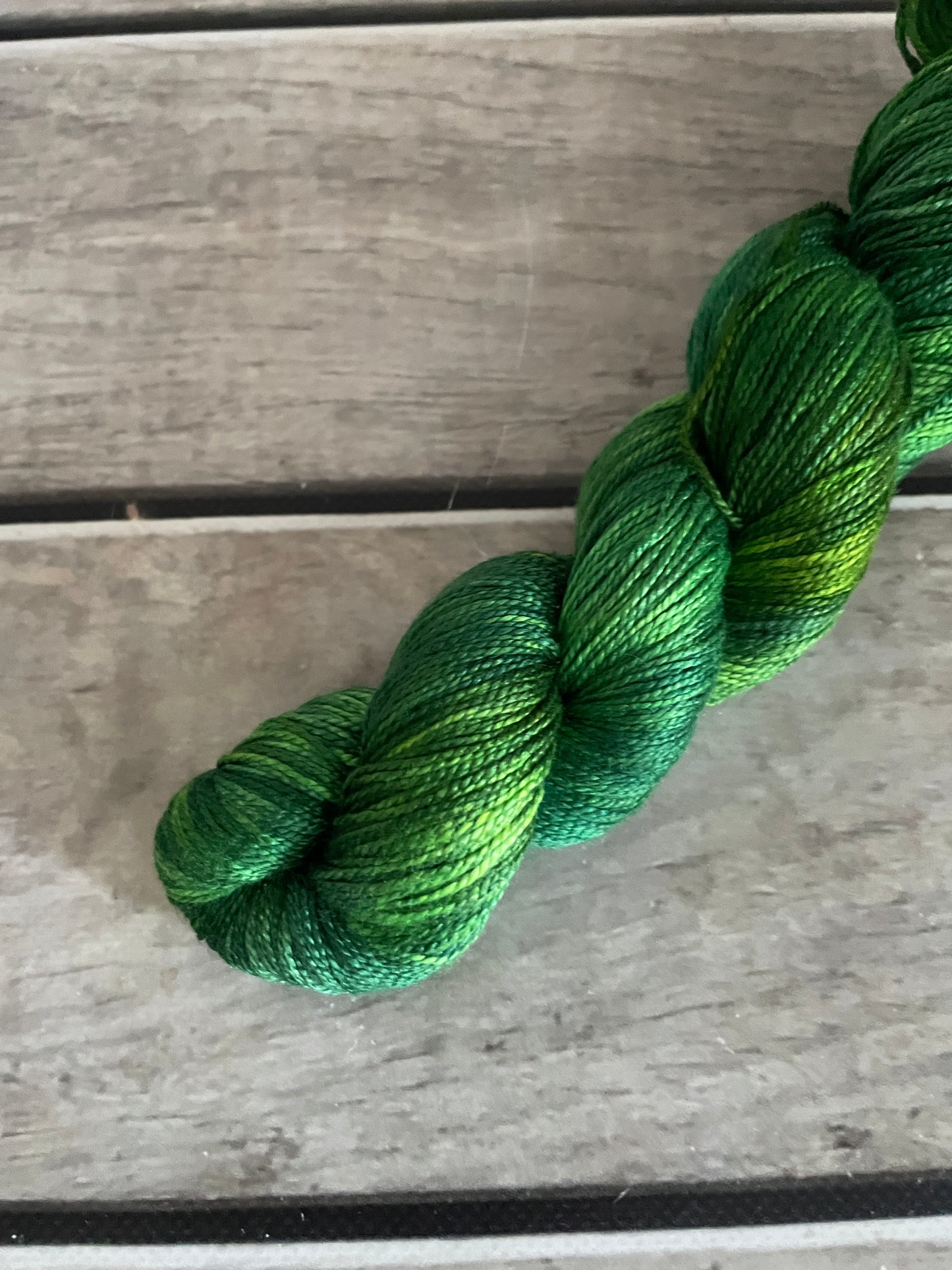 Pond Life - 4 ply in Mulberry silk - Ginseng f