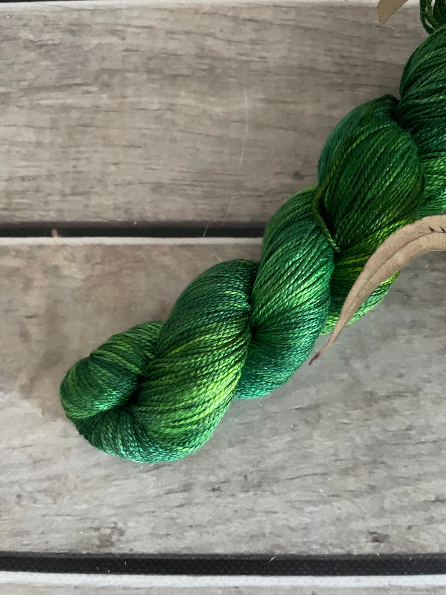 Pond Life - 4 ply in Mulberry silk - Ginseng f