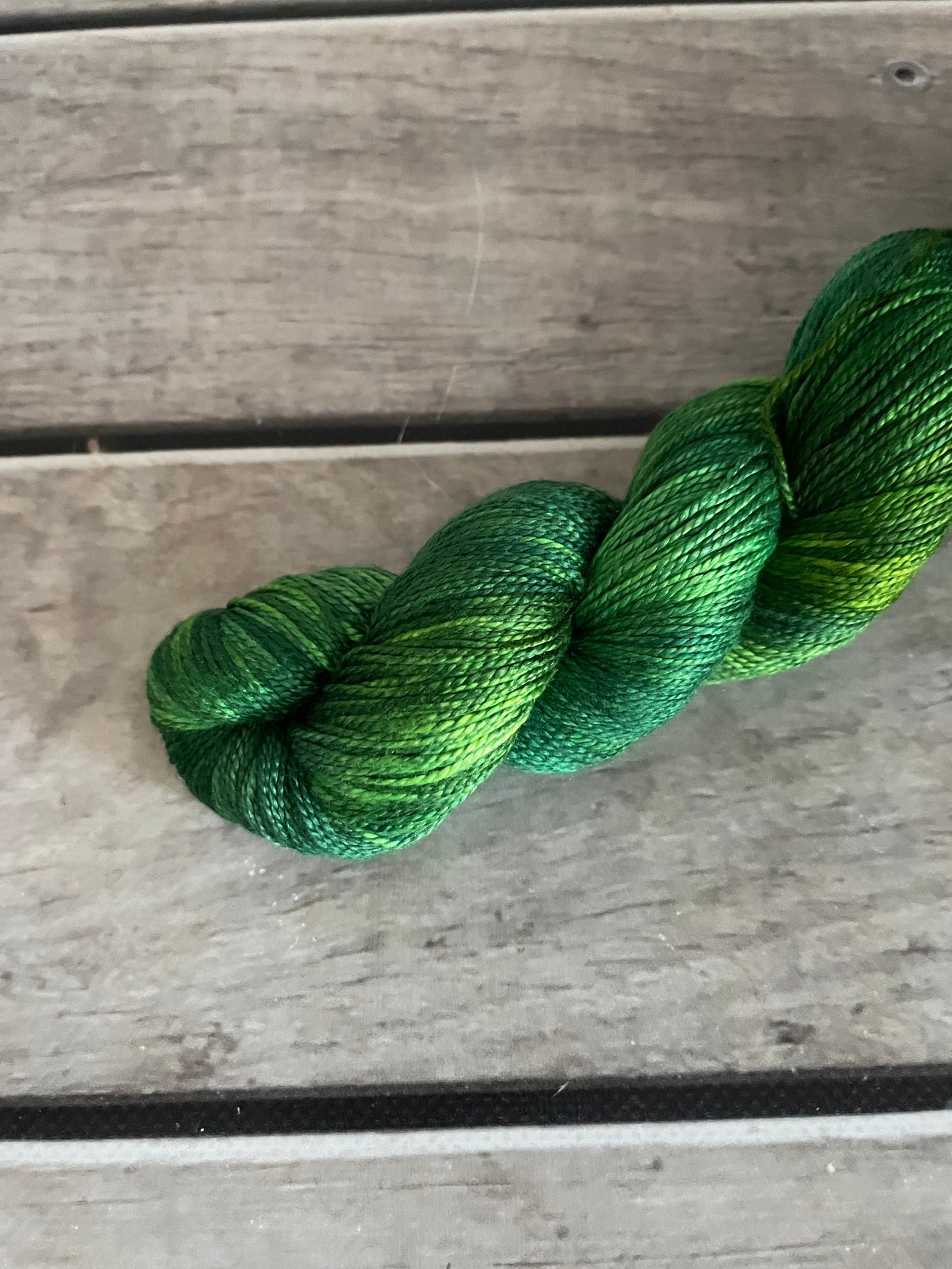 Pond Life - 4 ply in Mulberry silk - Ginseng f