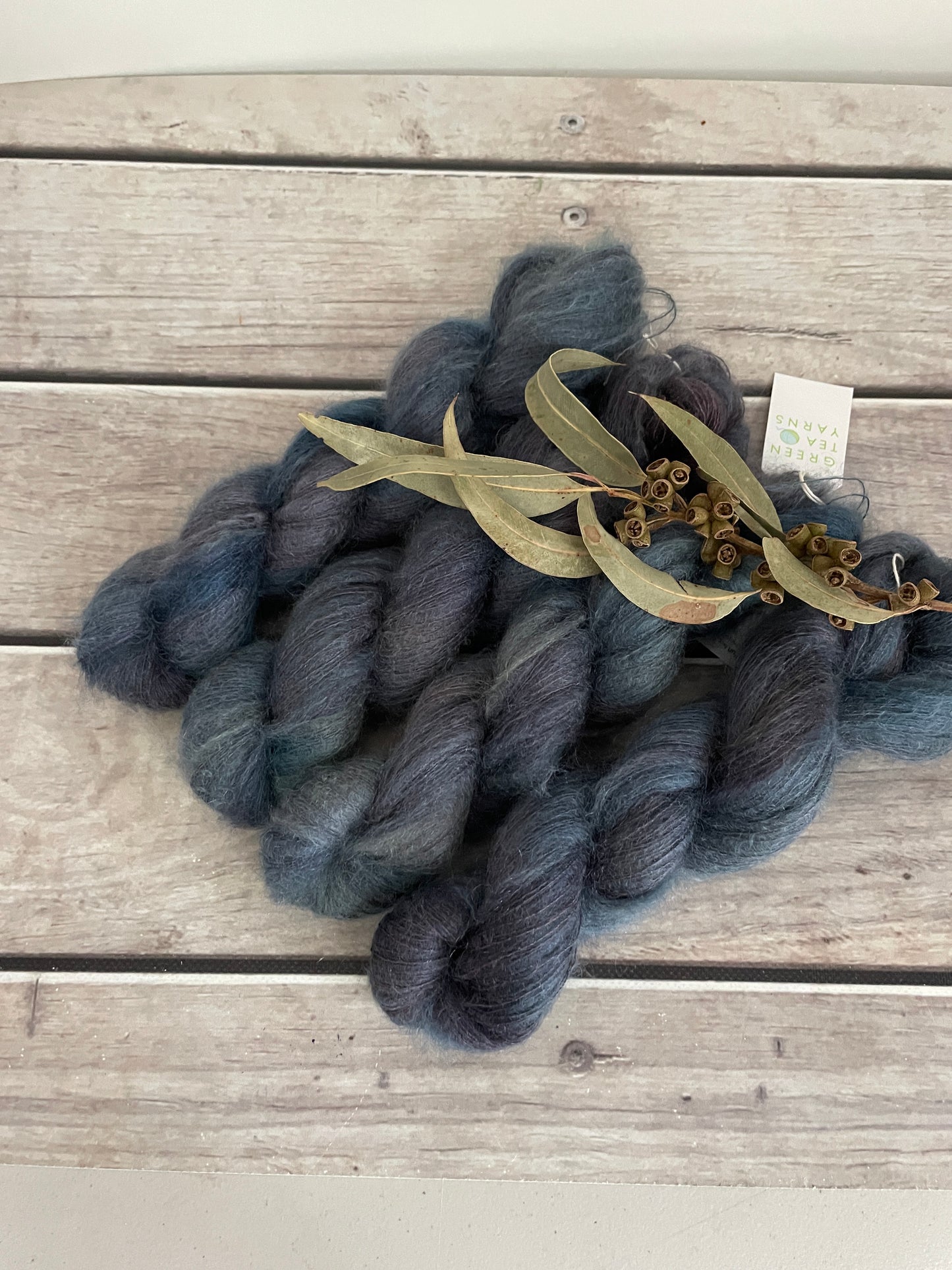 Twilight Grey - on Silk and Mohair - Shui Yun, 2 ply/laceweight