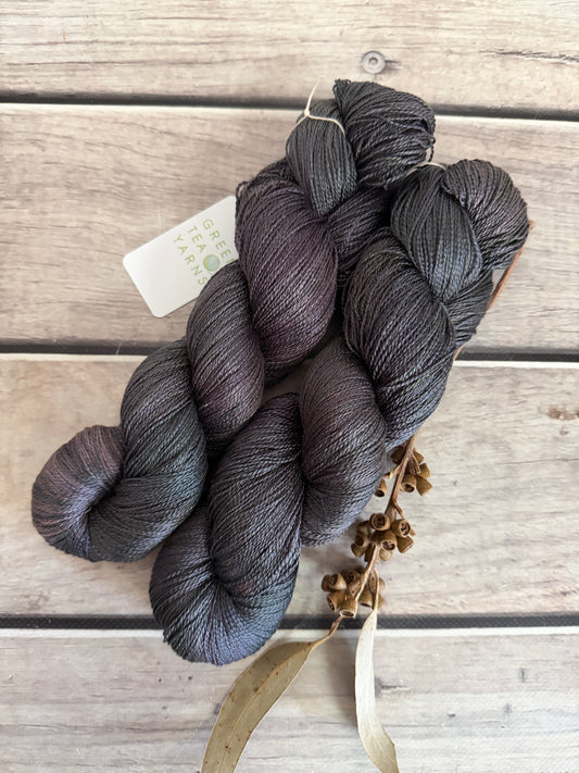 Twilight Grey - 4 Ply Mulberry Silk - Ginseng f