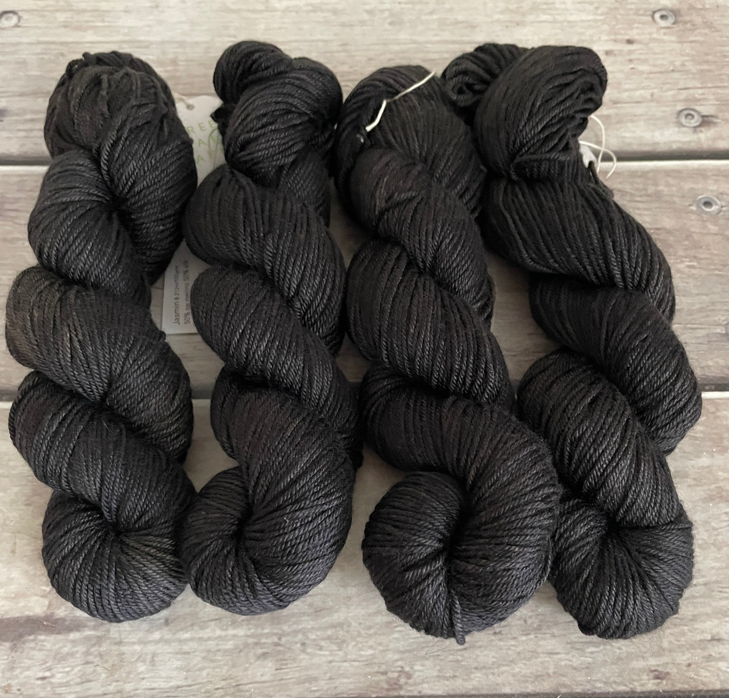 Roseate Emperor moth #1- Jasmine 8 yarn - 8 ply