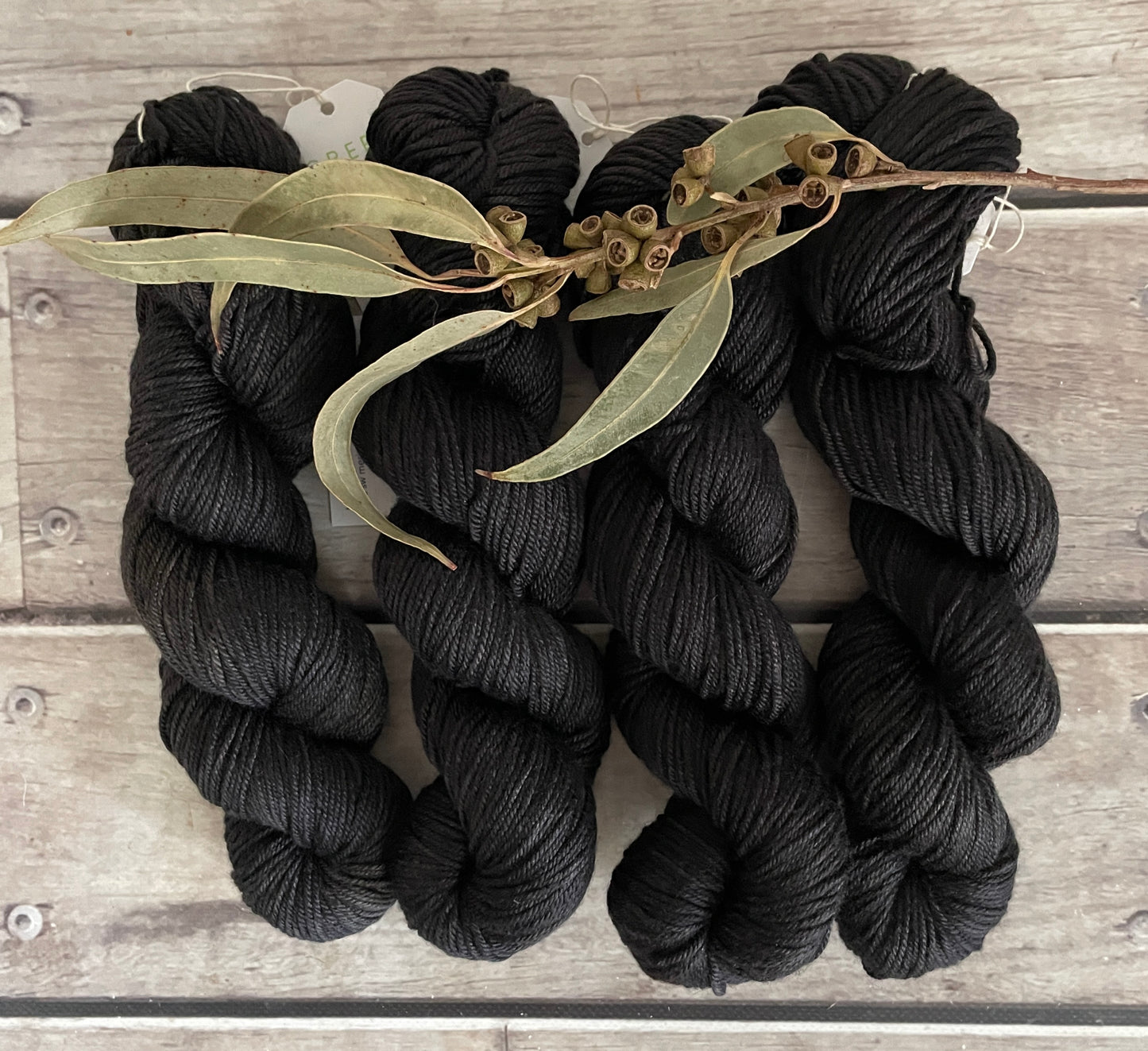 Roseate Emperor moth #1- Jasmine 8 yarn - 8 ply