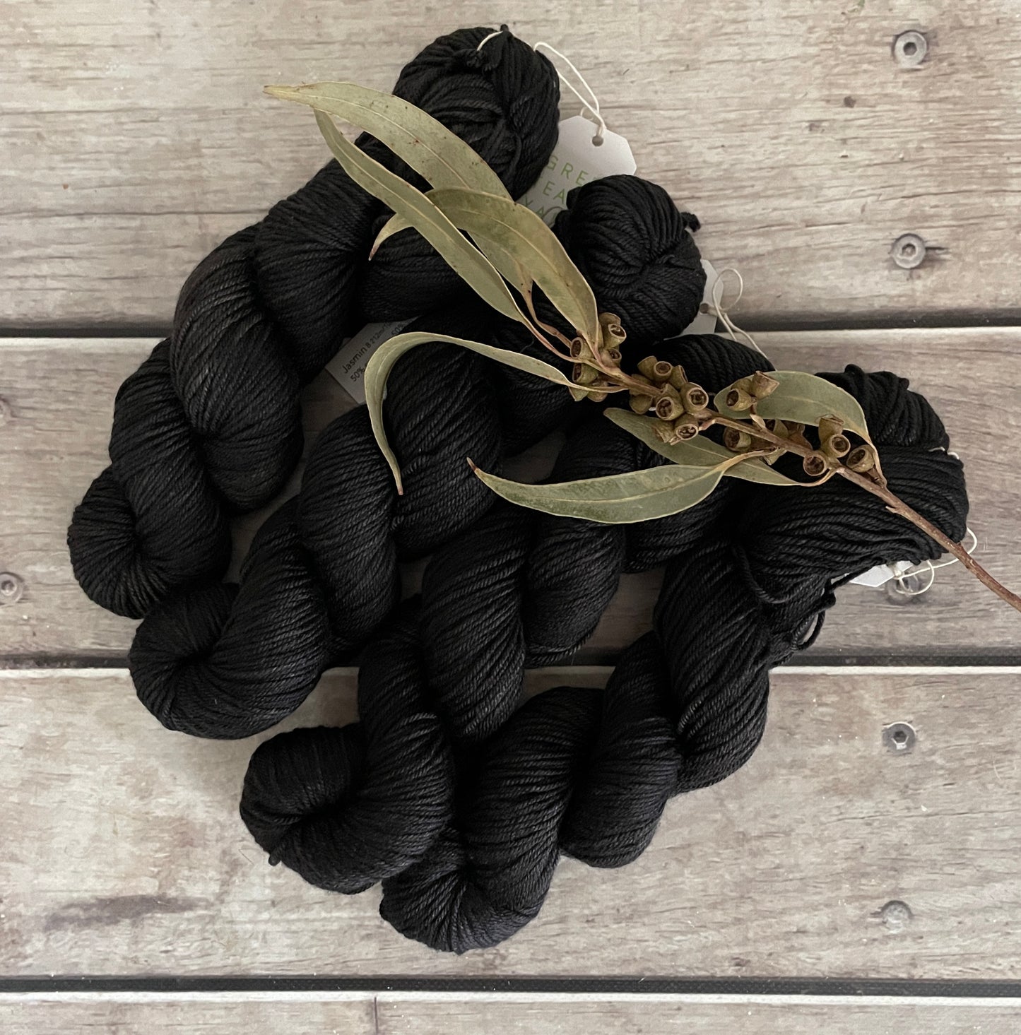 Roseate Emperor moth #1- Jasmine 8 yarn - 8 ply