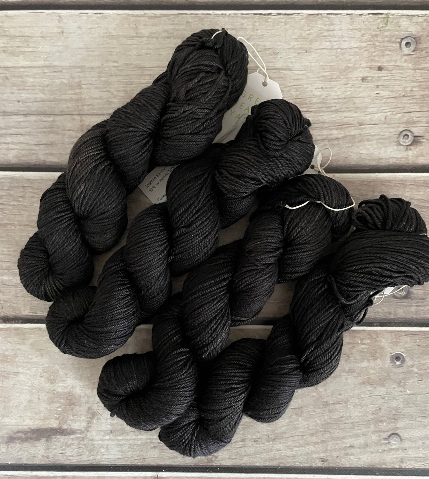 Roseate Emperor moth #1- Jasmine 8 yarn - 8 ply
