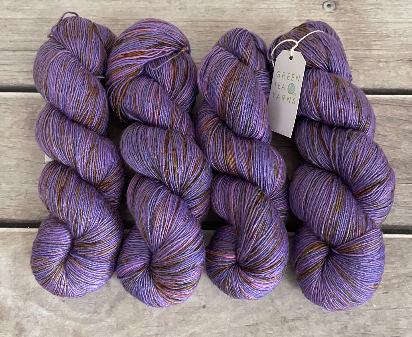 Granny's Cloak Moth #1 - Merino and Silk 4 ply single - Osmanthus