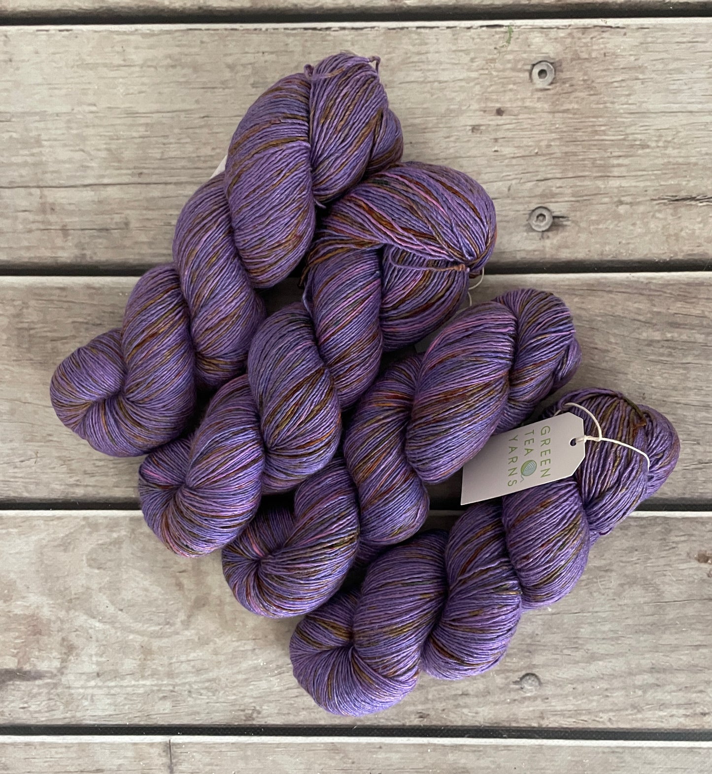 Granny's Cloak Moth #1 - Merino and Silk 4 ply single - Osmanthus