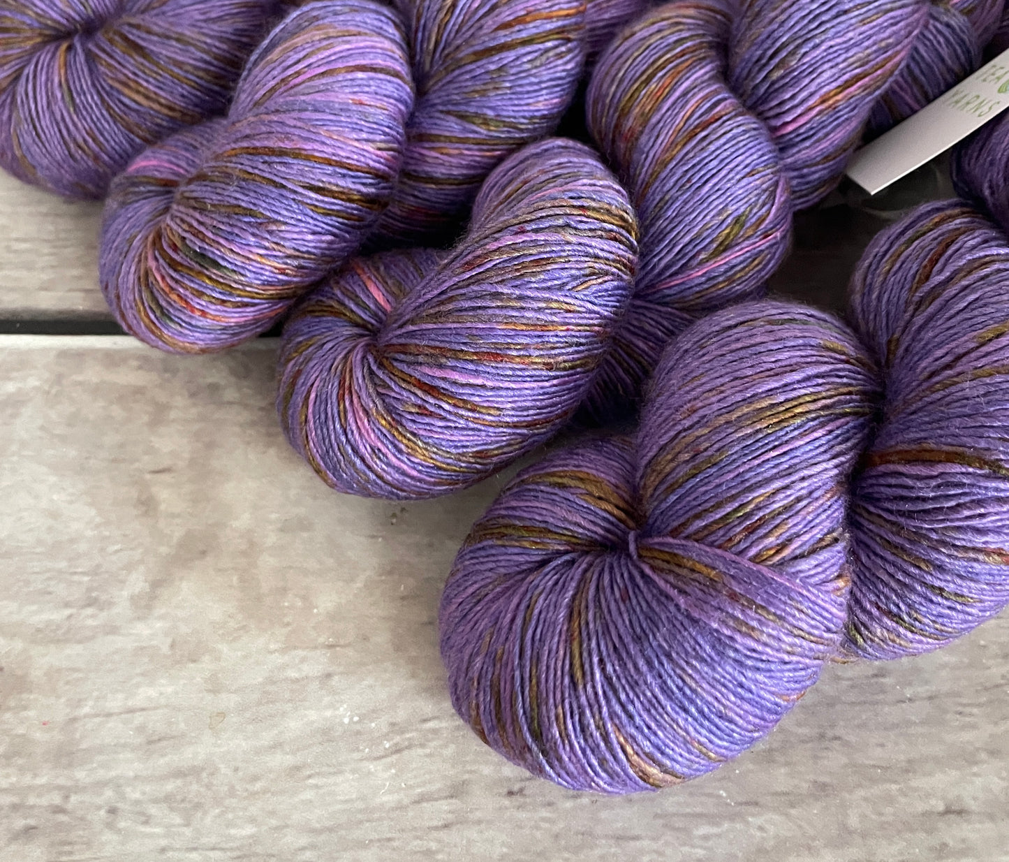 Granny's Cloak Moth #1 - Merino and Silk 4 ply single - Osmanthus