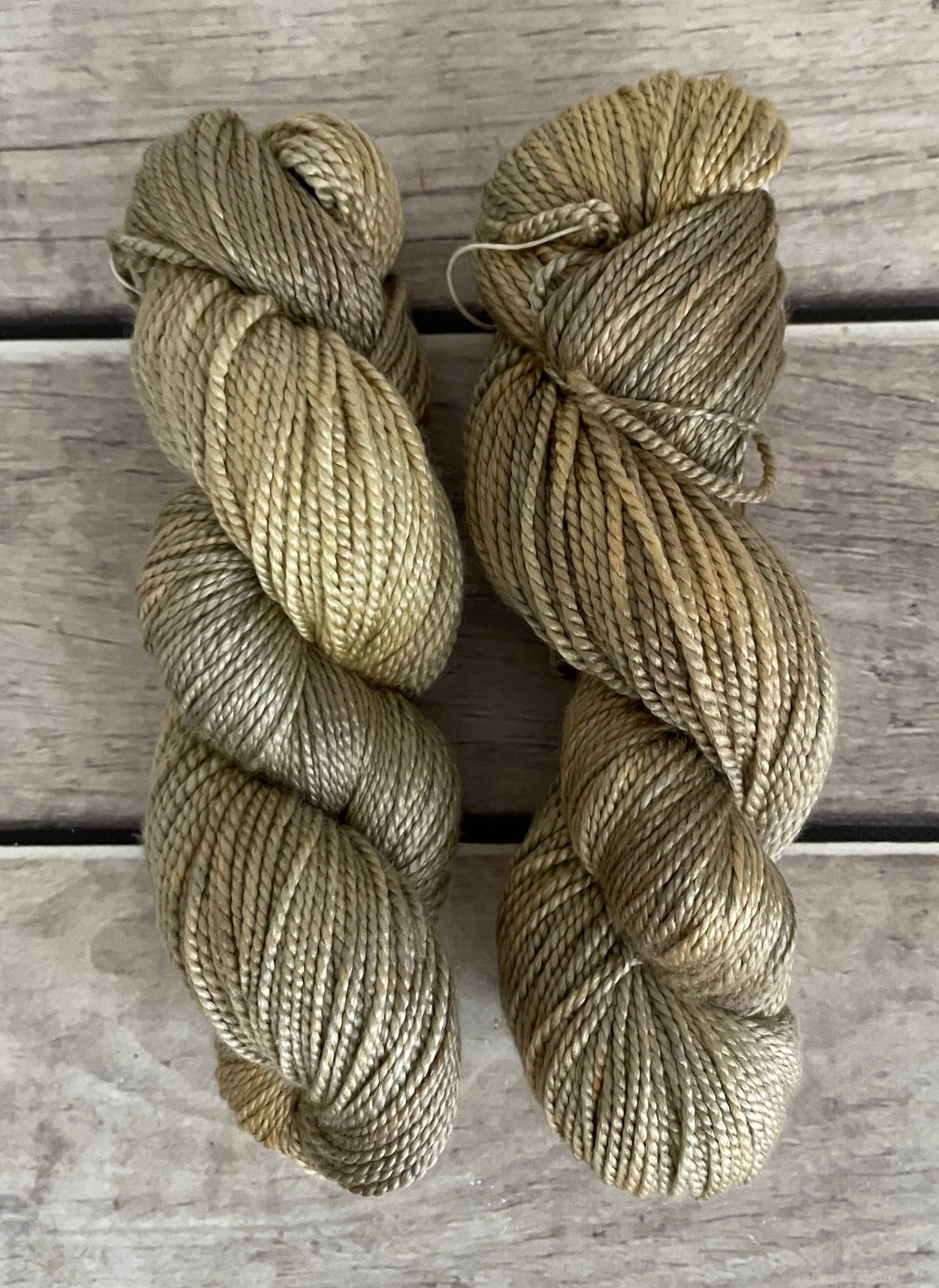 Old Gold - 8 ply silk and merino - White Cloud DK